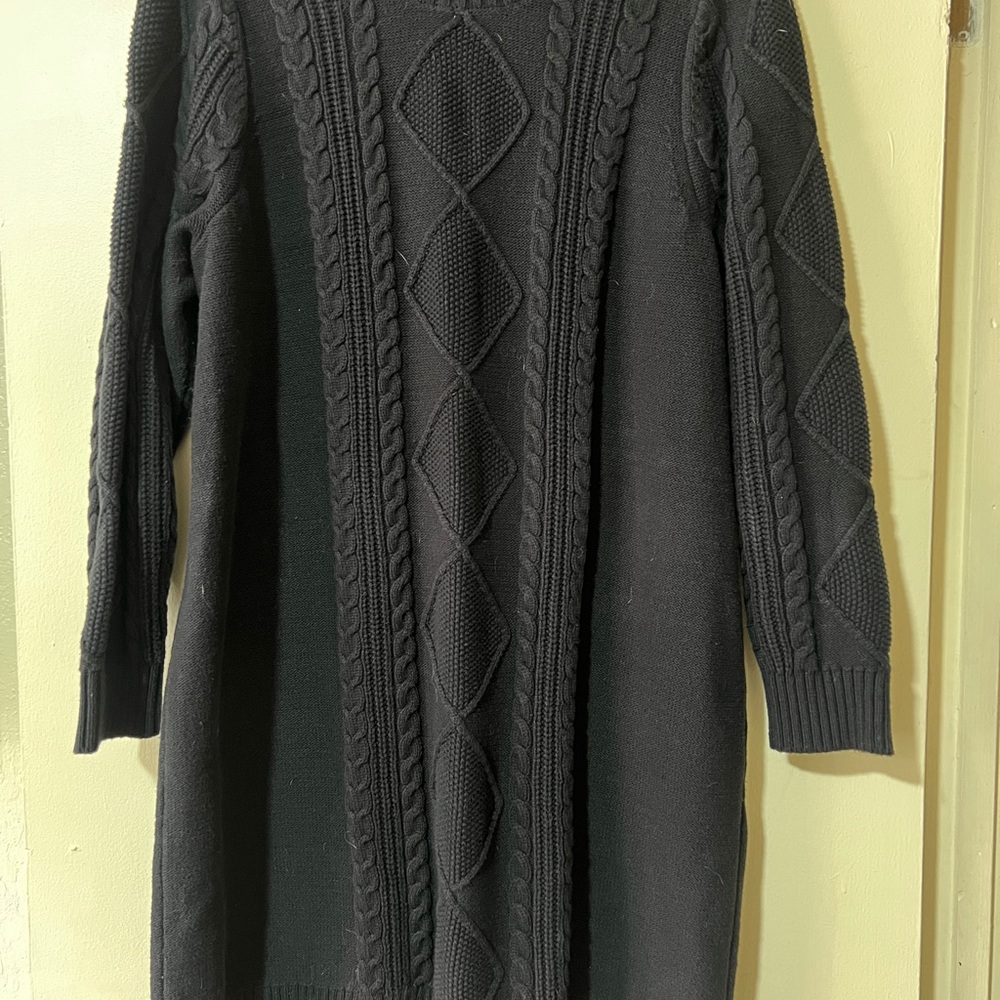 Torrid Black Knit Sweater Dress
